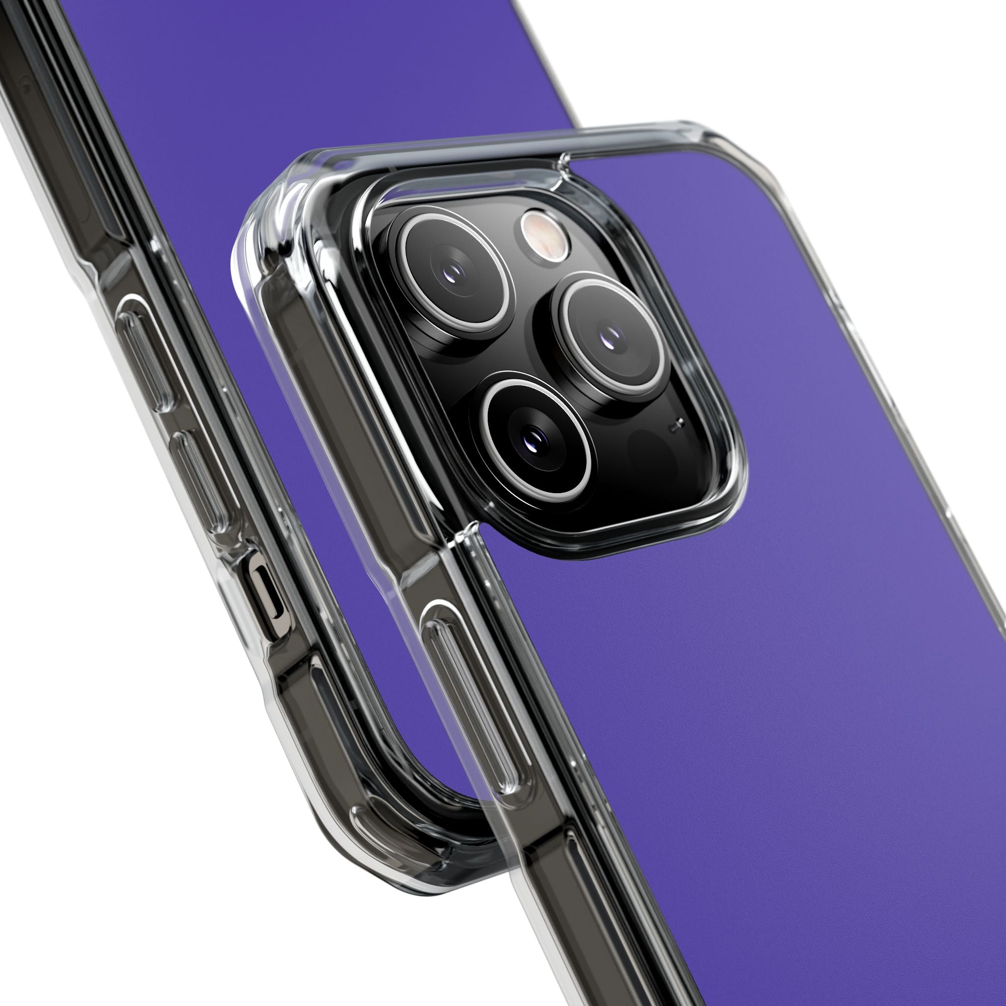 Plump Purple - Clear Impact Case for iPhone