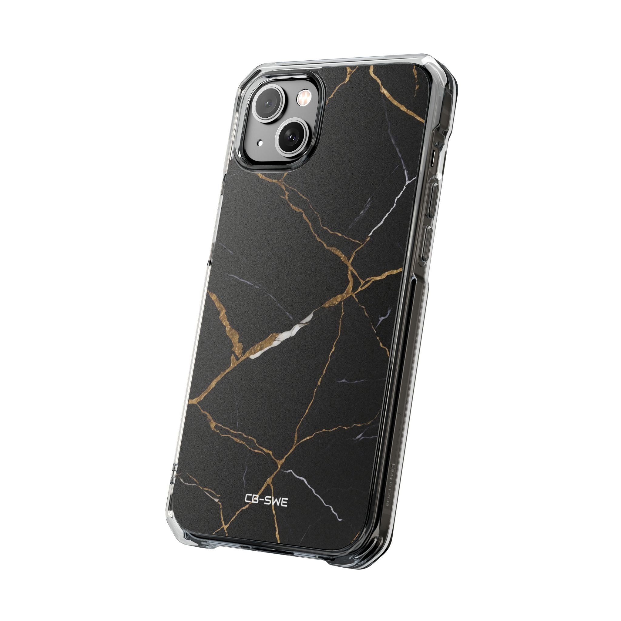 Golden Veins Emerge iPhone Case - Impact