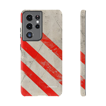 Crimson Line Minimalism - Protective Phone Case