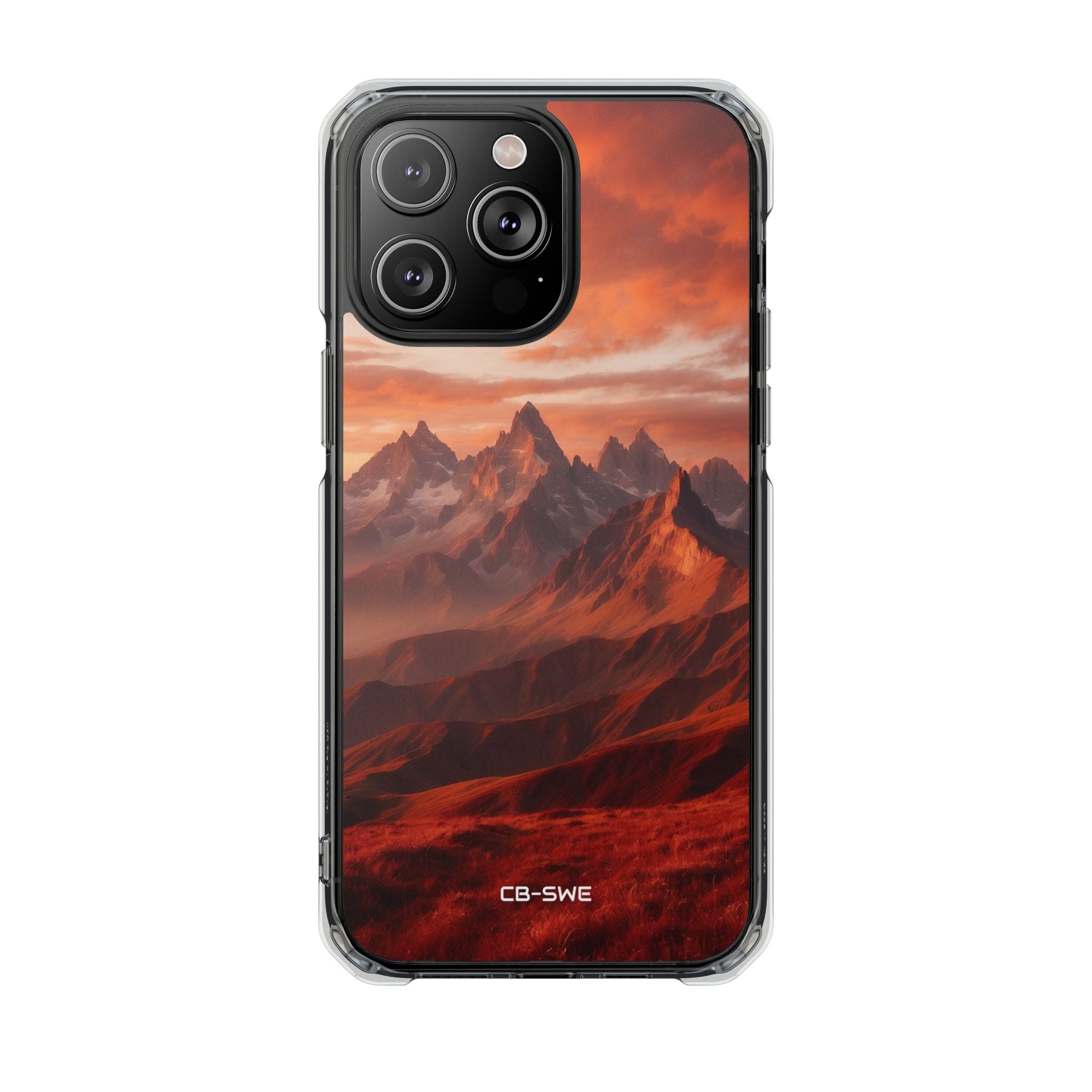 Mountain Peaks Glowing iPhone Case - Impact