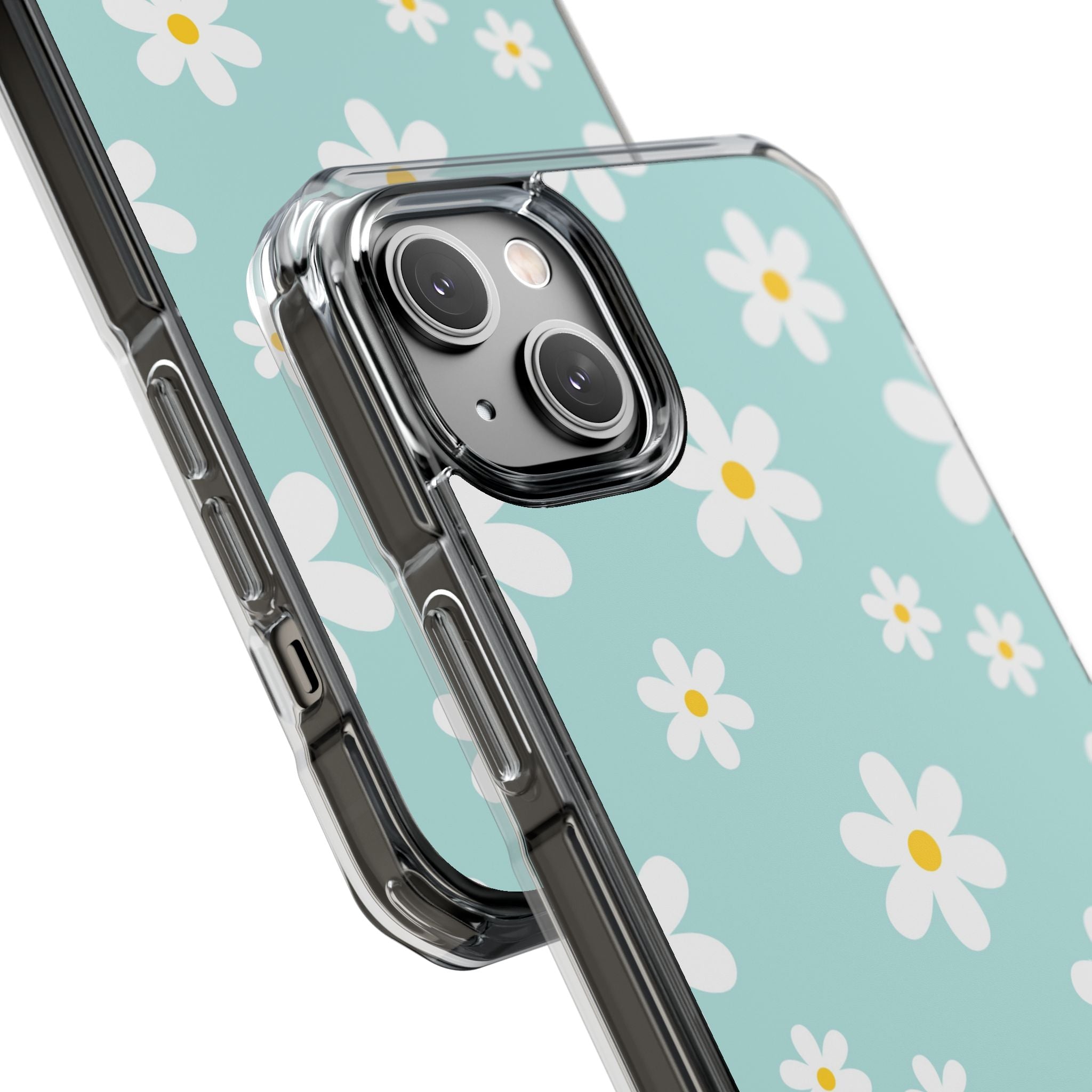 Daisies On Blue iPhone Case - Impact