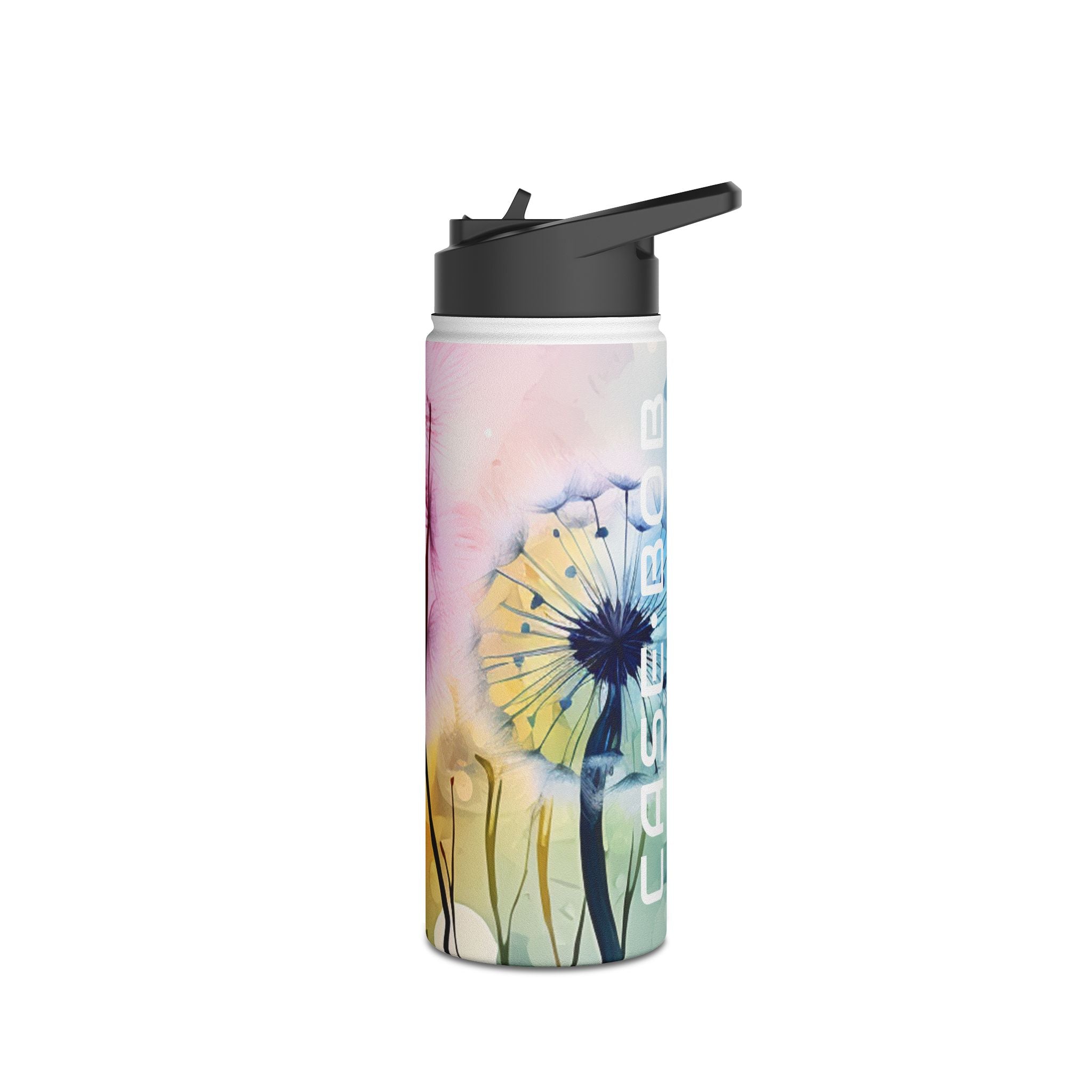 Dandelion Glow - Ruostumattomasta teräksestä valmistettu vesipullo