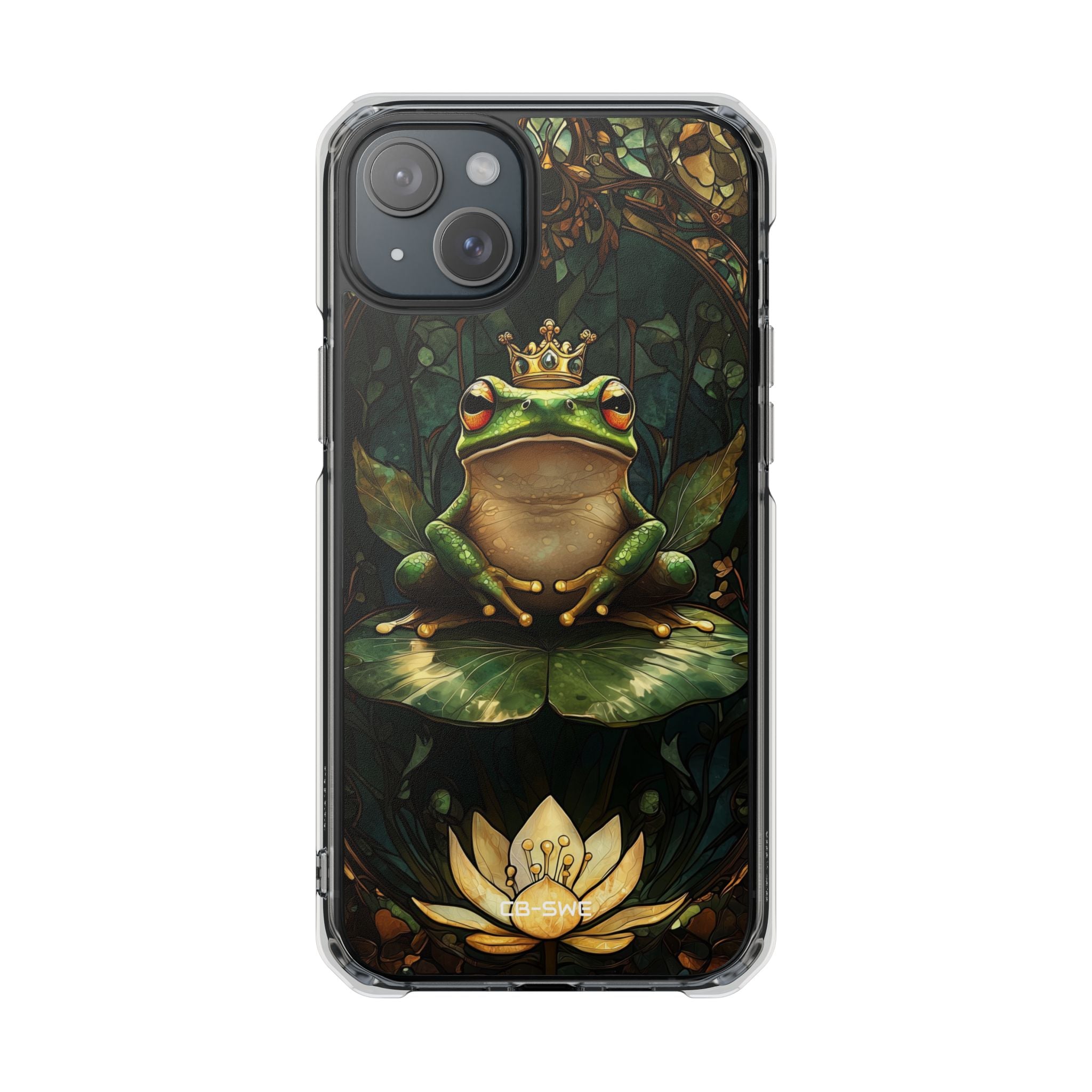 Crowned Frog Rests iPhone Case - Impact