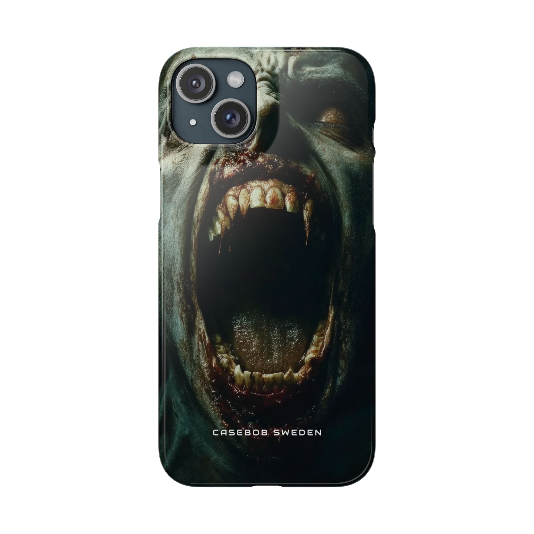 Gothic Wail of Decay iPhone 15 - Slim Phone Case