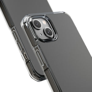 Dim Gray | Phone Case for iPhone (Clear Impact Case - Magnetic)