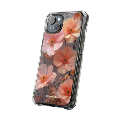 Serene Botanical Blooms - Clear Impact iPhone 15 Phone Case