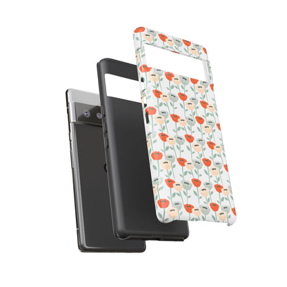 Minimalist Floral Elegance - Google Pixel Case
