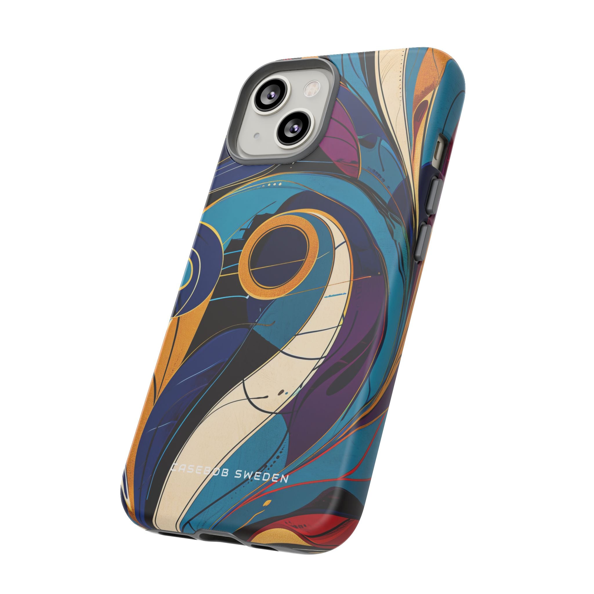 Vintage Vortex Harmony iPhone 14 - Tough Phone Case