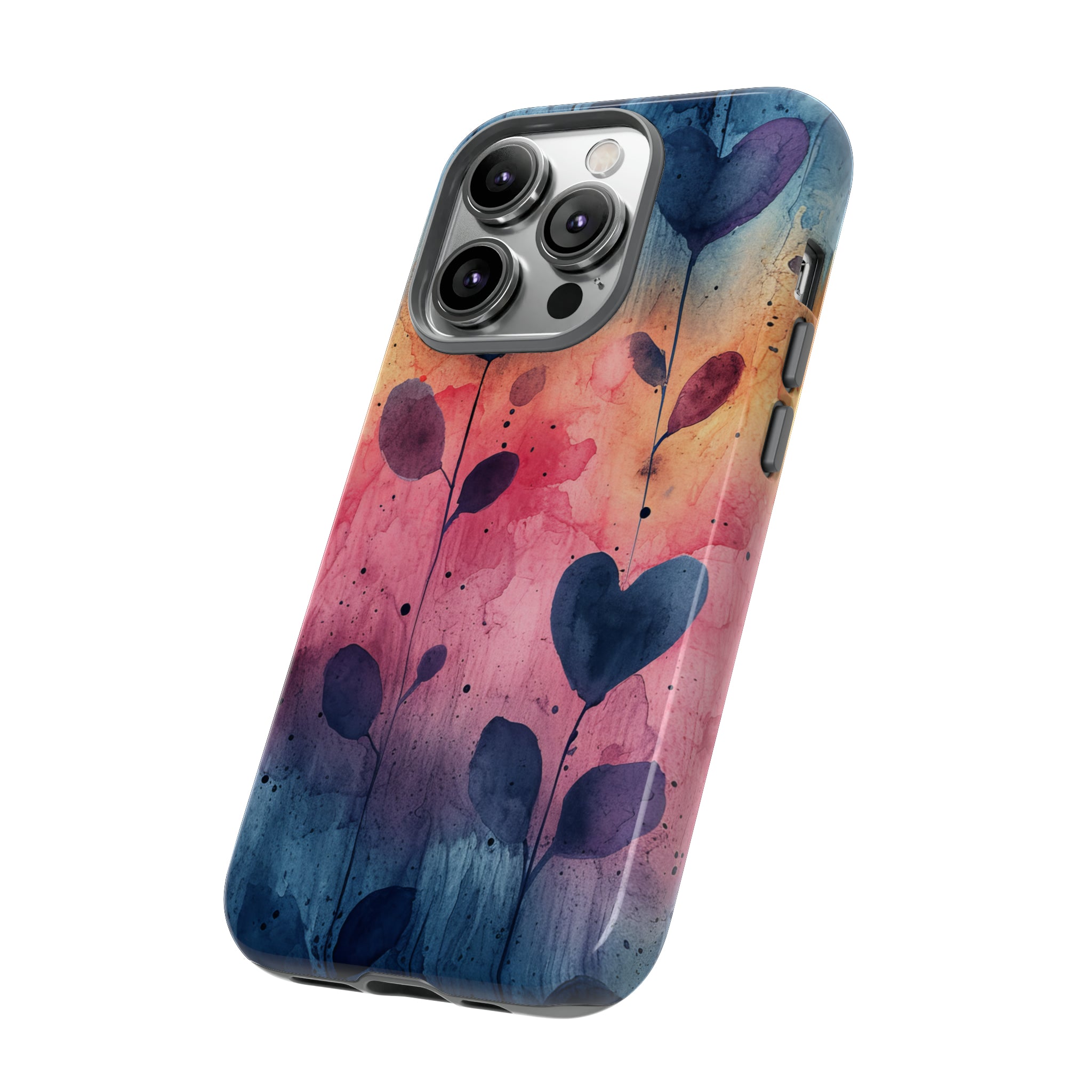 Heartfelt Pastel Mosaic - Protective Phone Case