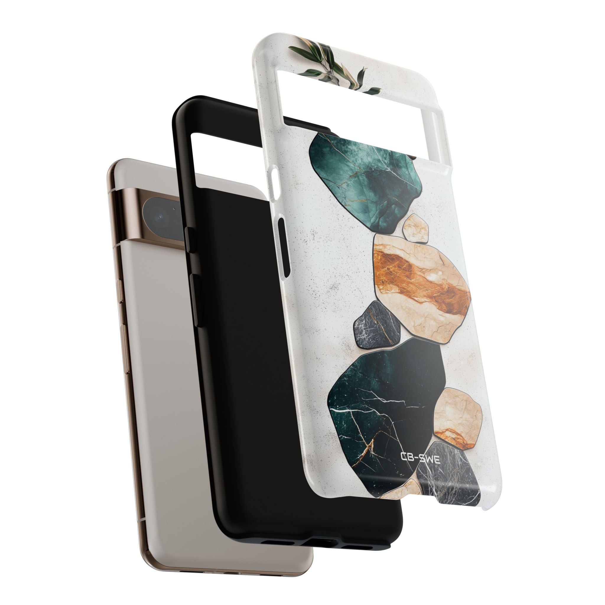 Stone Shapes Embrace - Google Pixel Case
