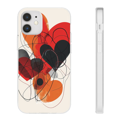 Fiery Hearts | Flexible Phone Case for iPhone