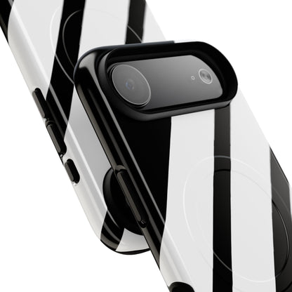 Diagonal Bands Noir iPhone 17 Air Case - Tough+