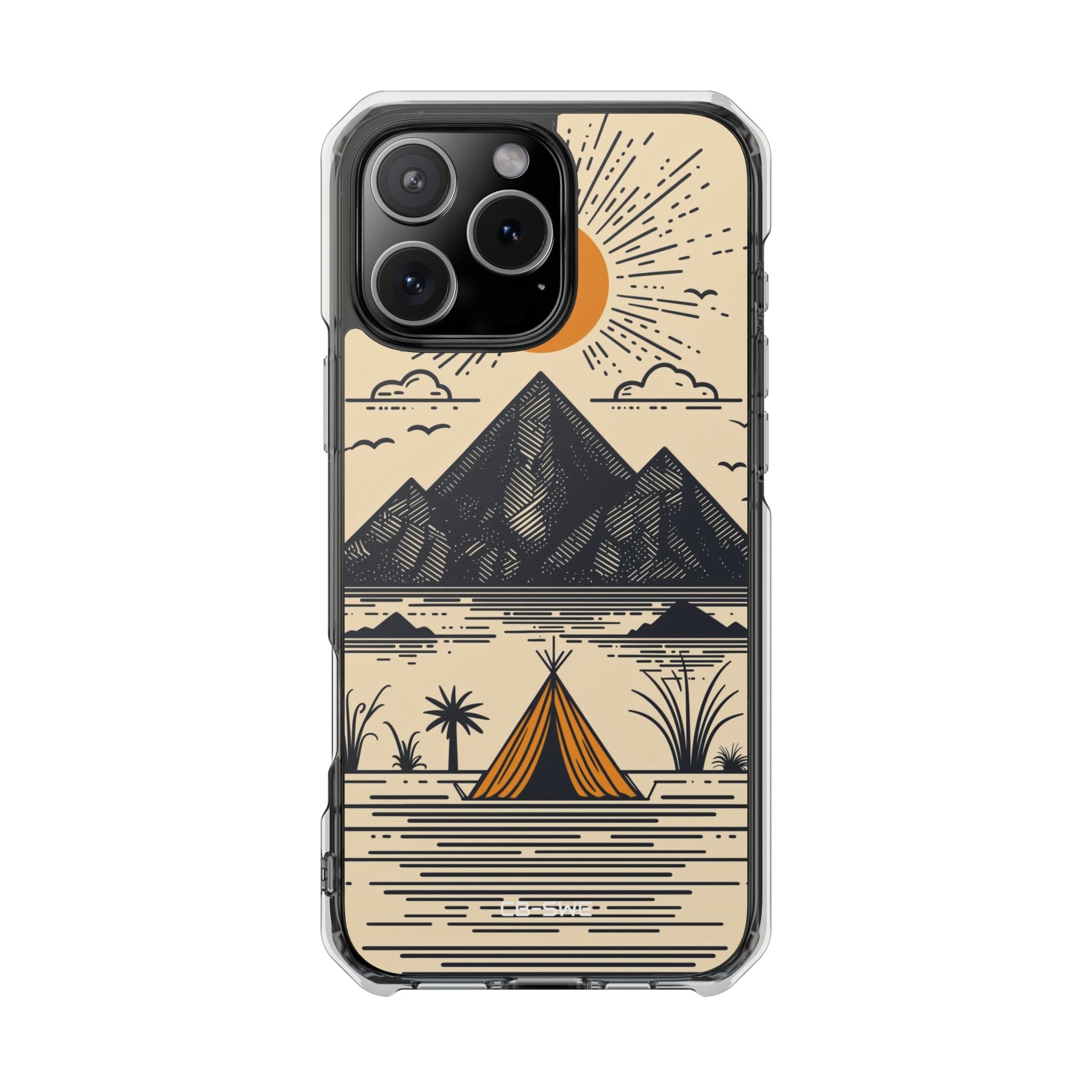 Golden Tent Awaits iPhone Case - Impact