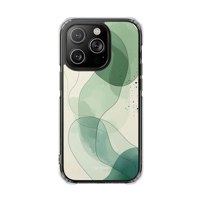 Green Waves Dance iPhone Case - Impact