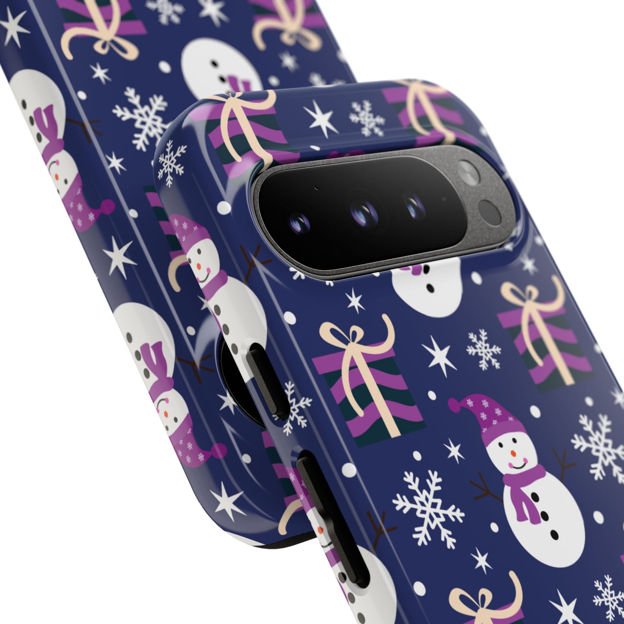 Snowmen Celebrate Joy - Google Pixel Case