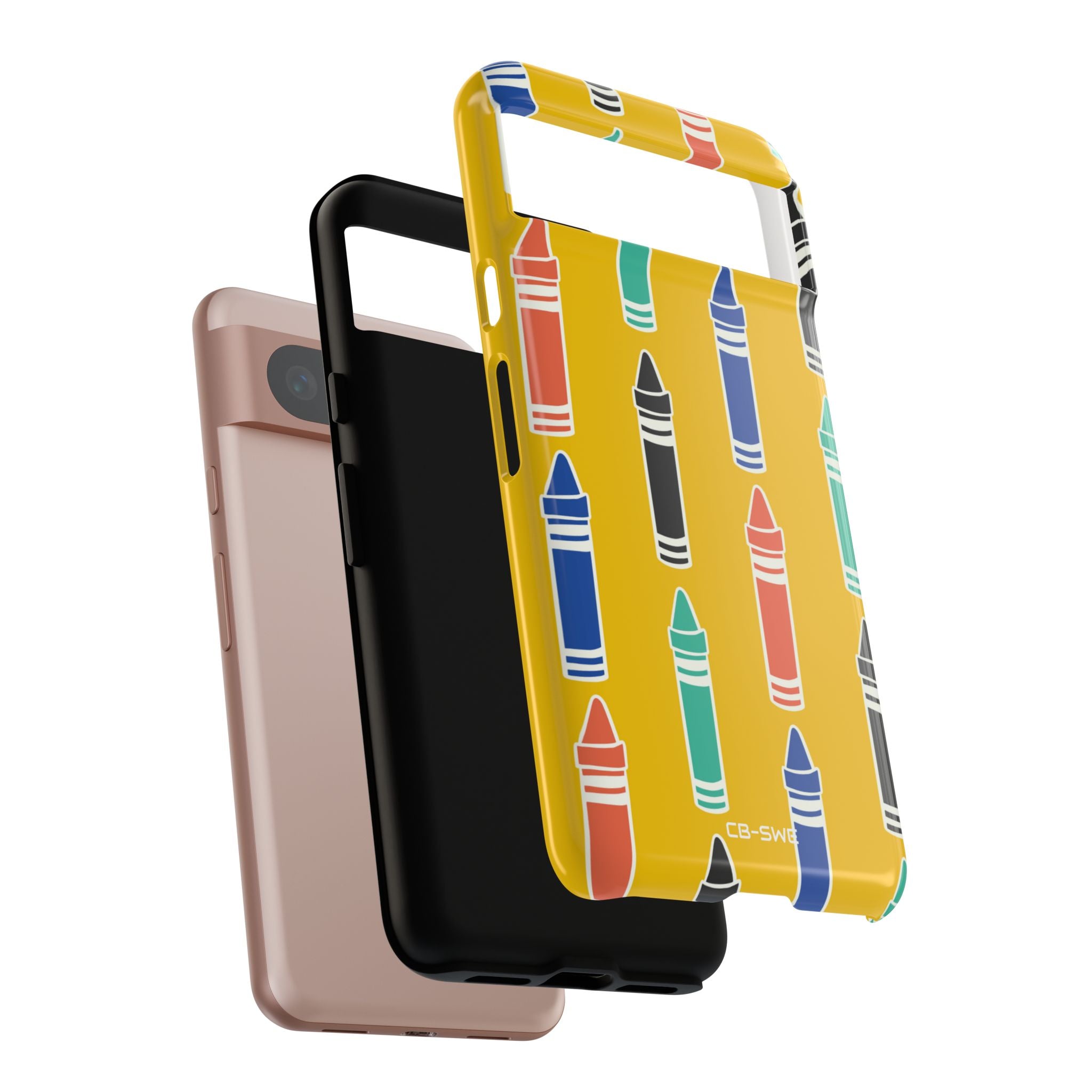 Crayons Dance Joyfully - Google Pixel Case