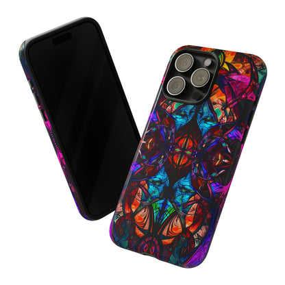 Gothic Stained Glass Splendor - Protective Phone Case