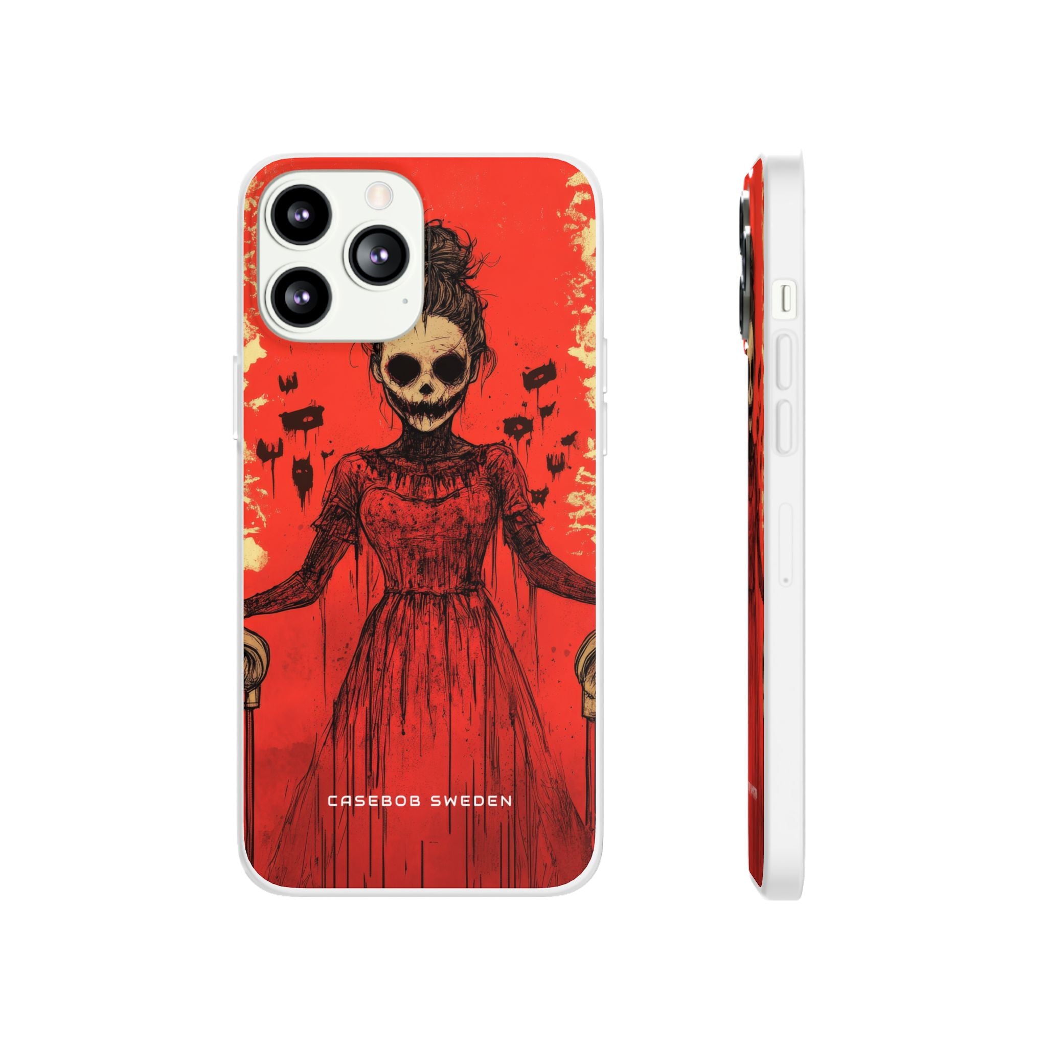 Haunting Scarlet Descent iPhone 13 - Flexi Phone Case