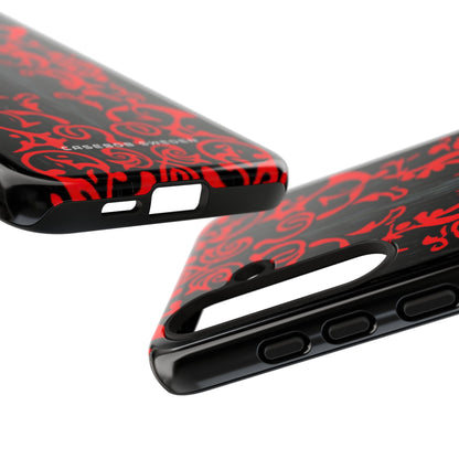 Gothic Crimson Symmetry Samsung S24 - Tough Phone Case