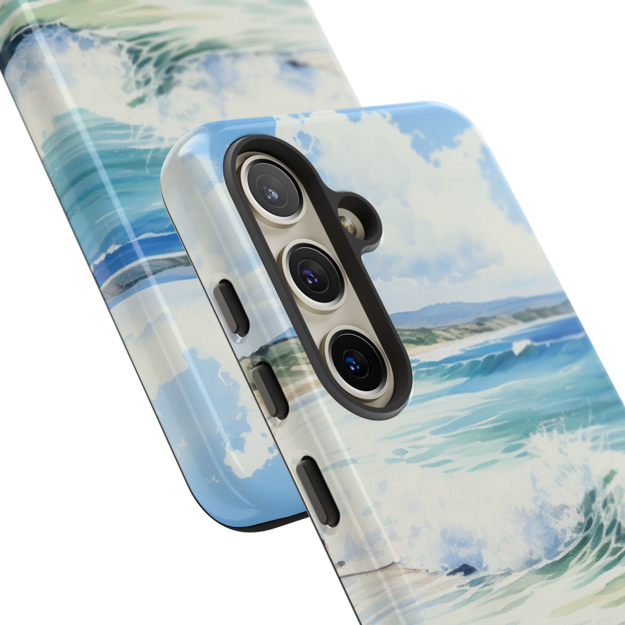 Serene Coastal Watercolors - Samsung Case