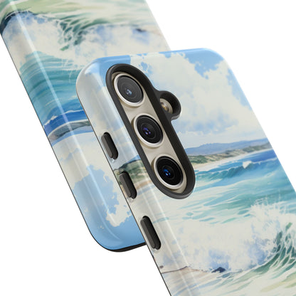 Serene Coastal Watercolors - Samsung Case
