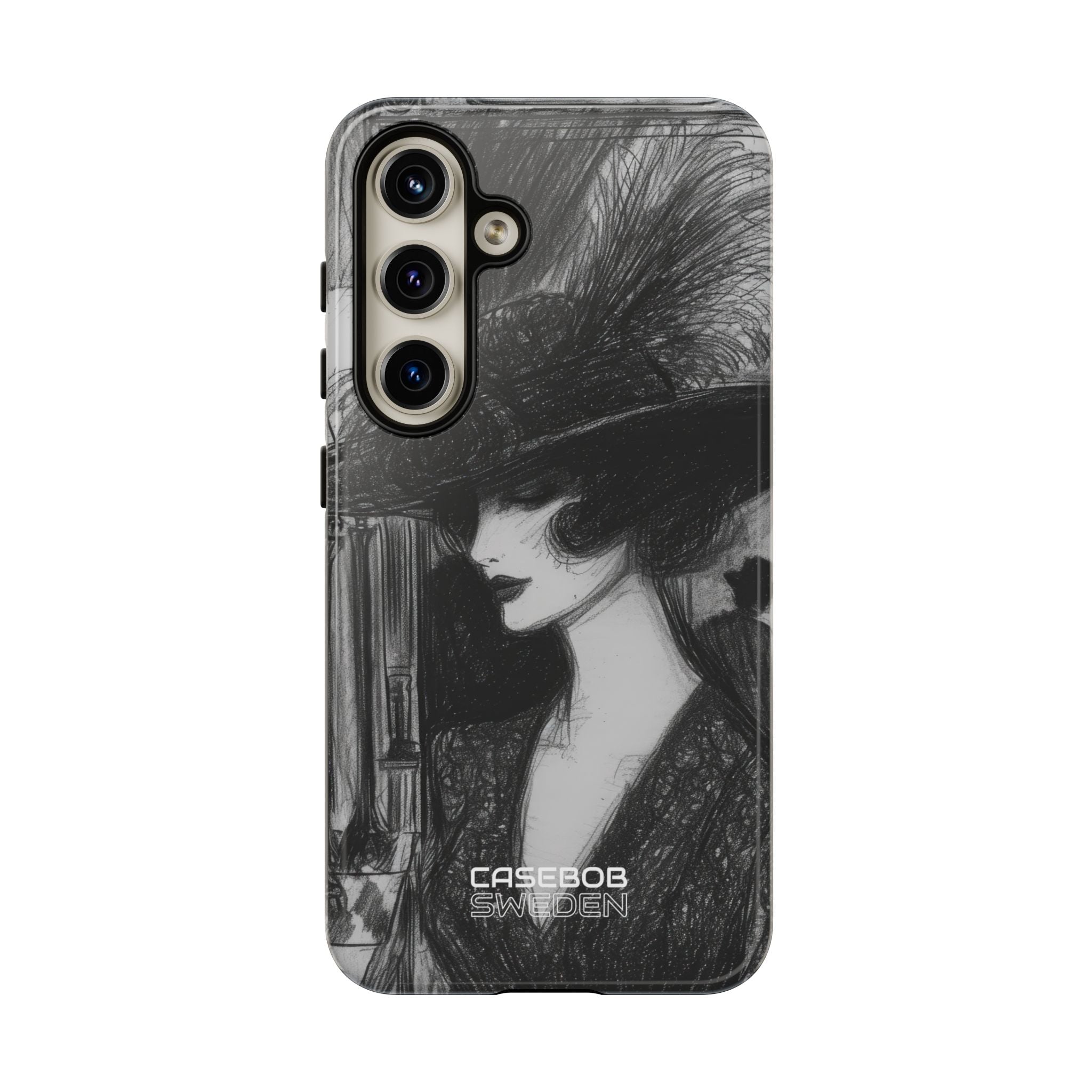 Vintage Feather Elegance Samsung S24 - Tough