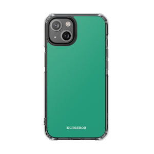 Jungle Green | Handyhülle für iPhone (Clear Impact Case - Magnetisch) 