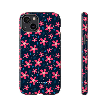 Pink Flower Pattern - Protective Phone Case