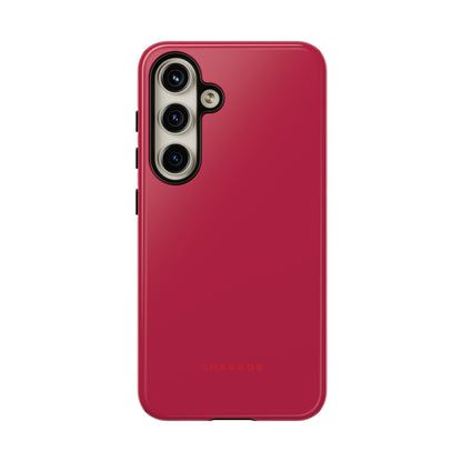 Bright Red Maroon - Protective Phone Case