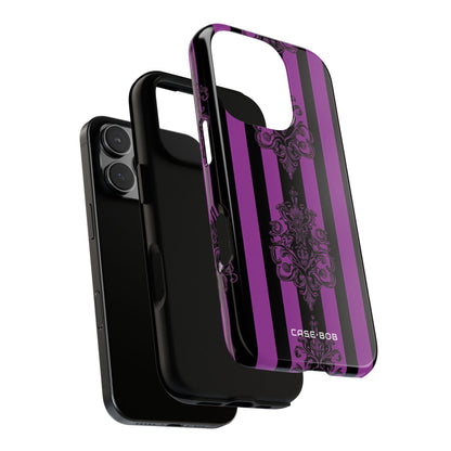 Ornamental Violet Stripes iPhone 16 Pro Case - Tough