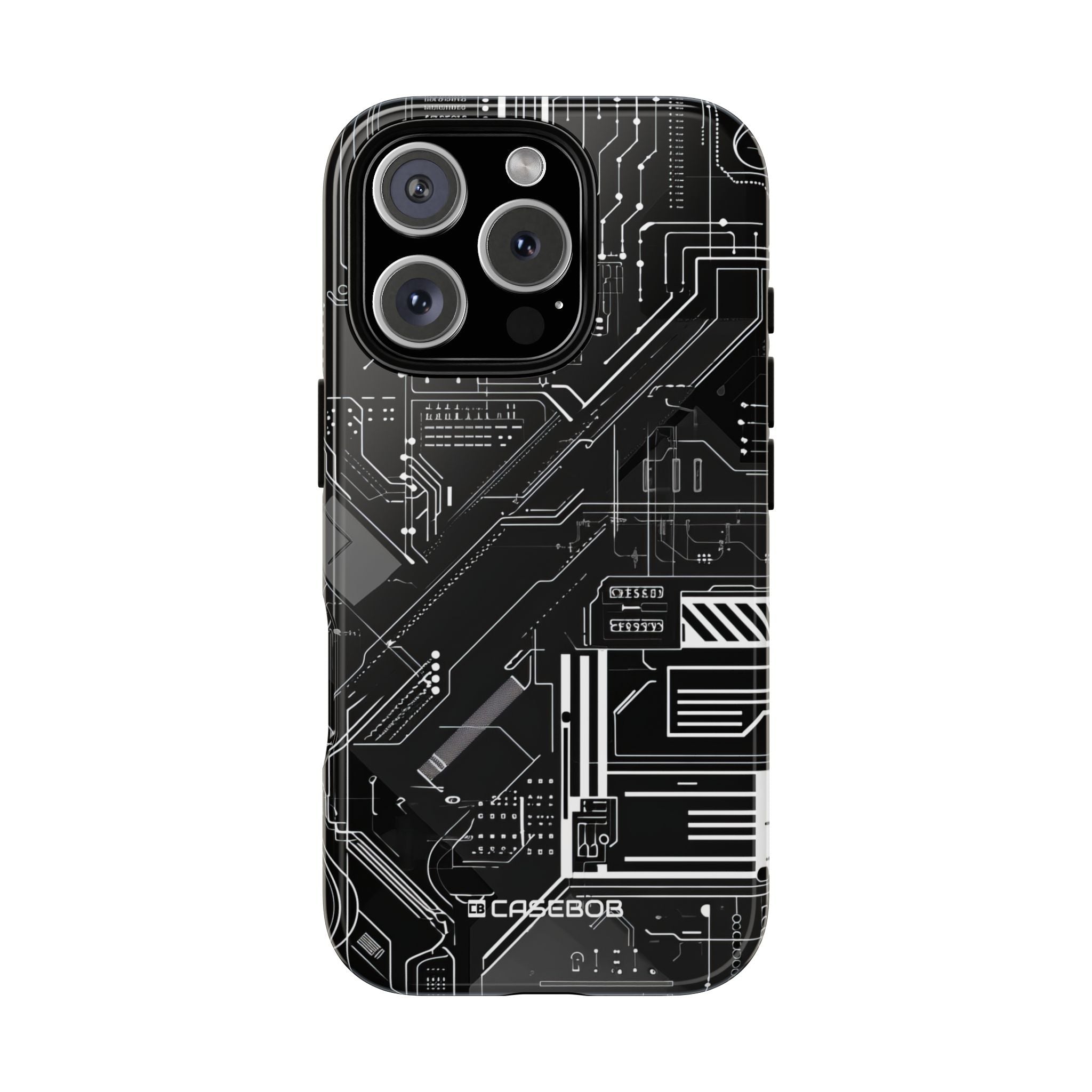 Circuitry Elegance: Futuristic Precision - for iPhone 16