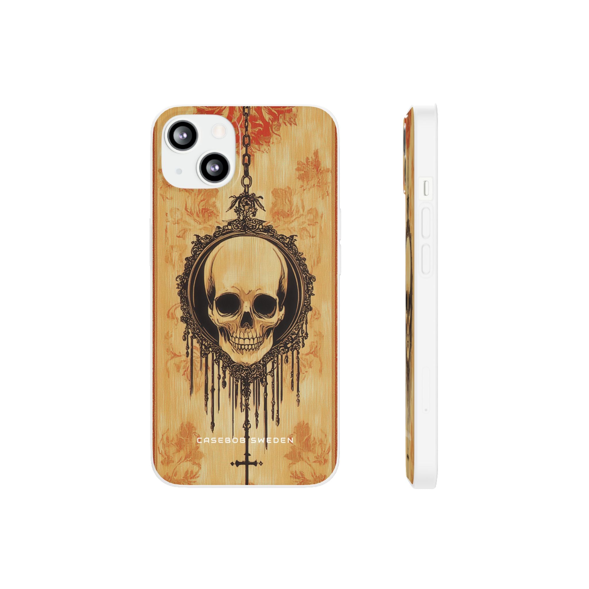 Gothic Skull Elegance iPhone 13 - Flexi-Handyhülle