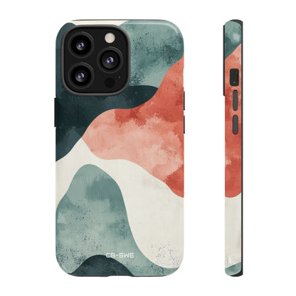 Fluid Shapes Emerge - iPhone Case
