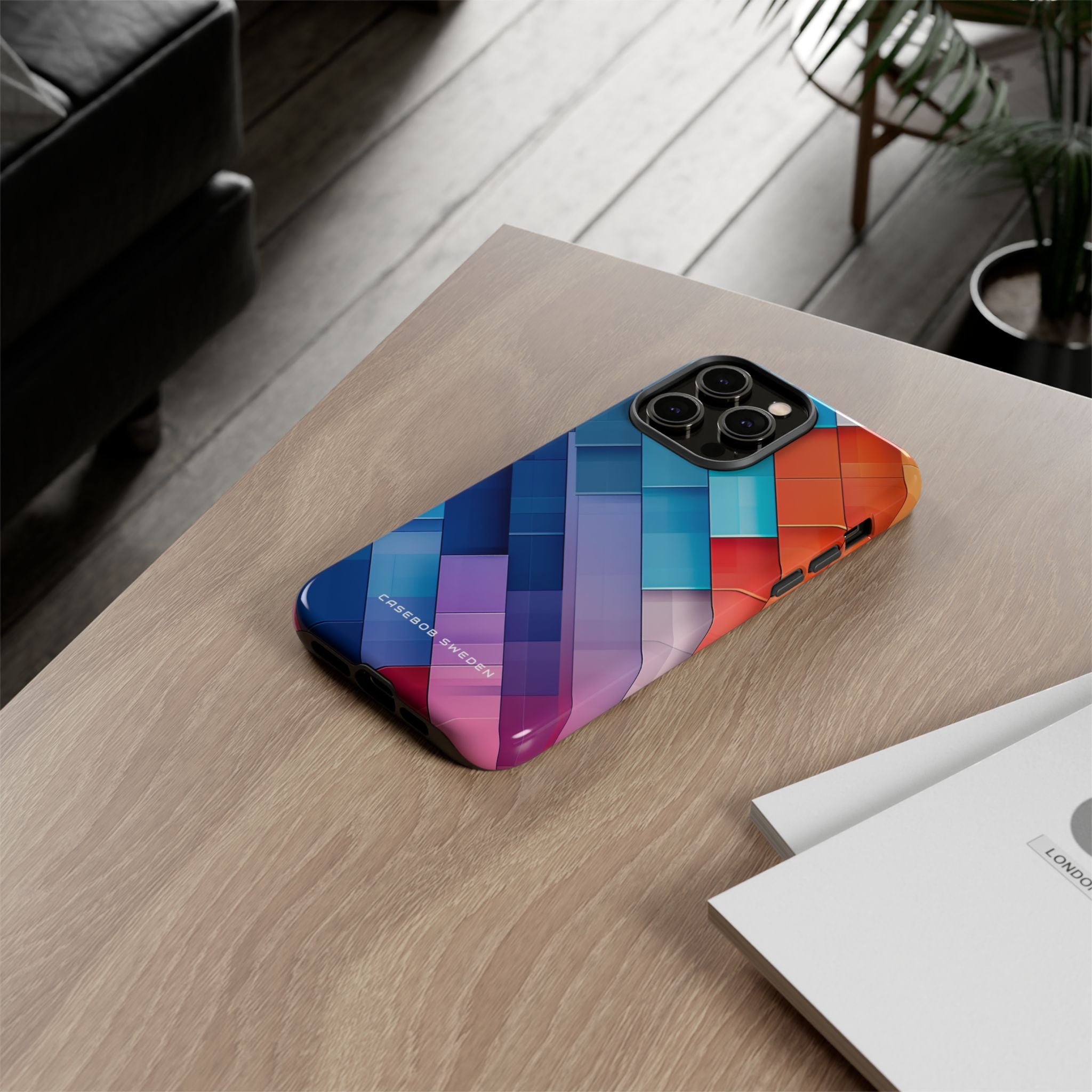 Vibrant GeoFlow iPhone 14 - Tough Phone Case