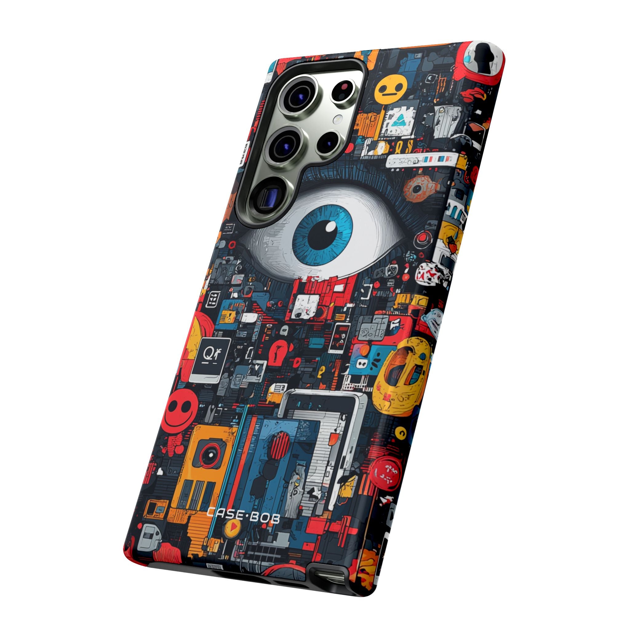 Digital Eye Blue Samsung S23 Ultra Case - Tough
