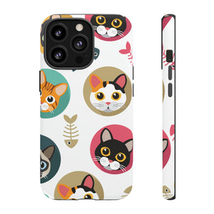 Cats Fishbone - Protective Phone Case