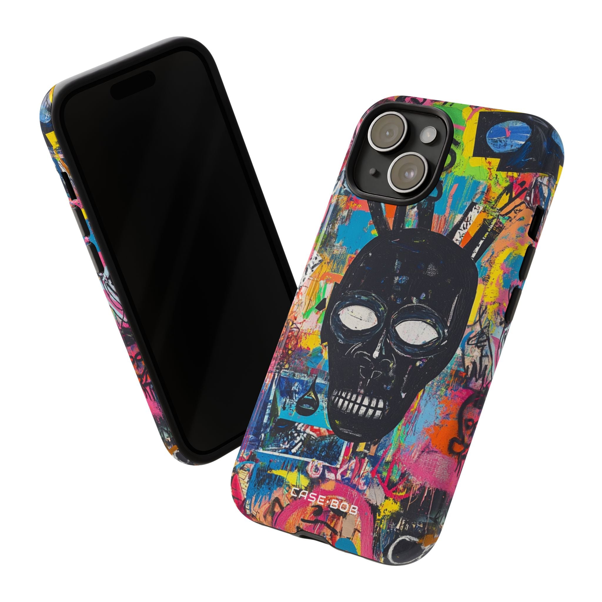 Skull Vortex iPhone 15 Case - Tough
