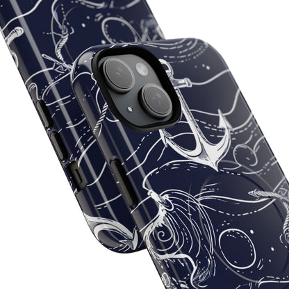 Gradient Anchorflow Waves iPhone 15 | Tough+ Phone Case