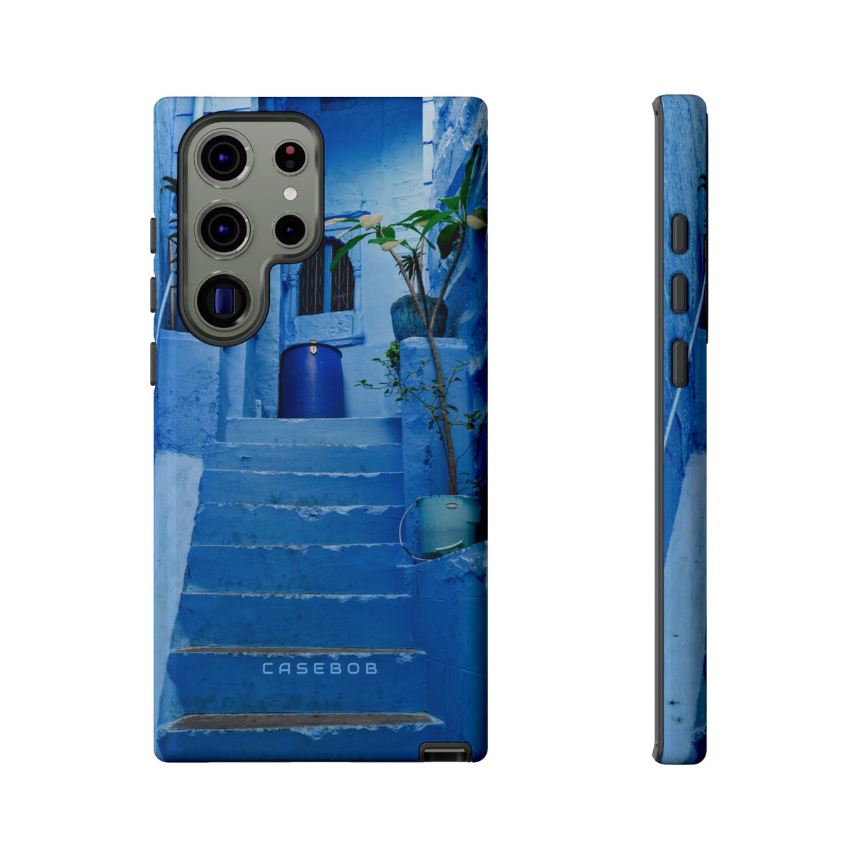 Blue City Morocco - Protective Phone Case