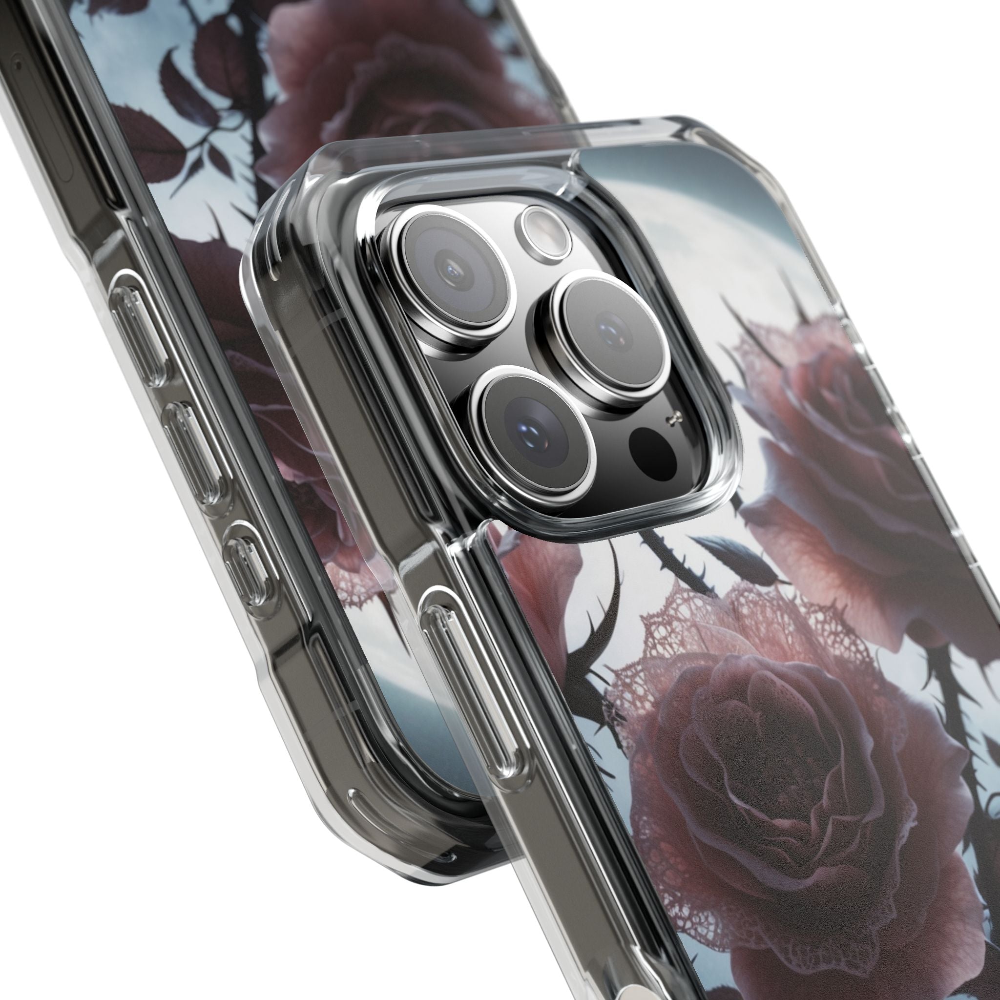 Luminous Rose Thorns iPhone 16 Pro Case - Impact