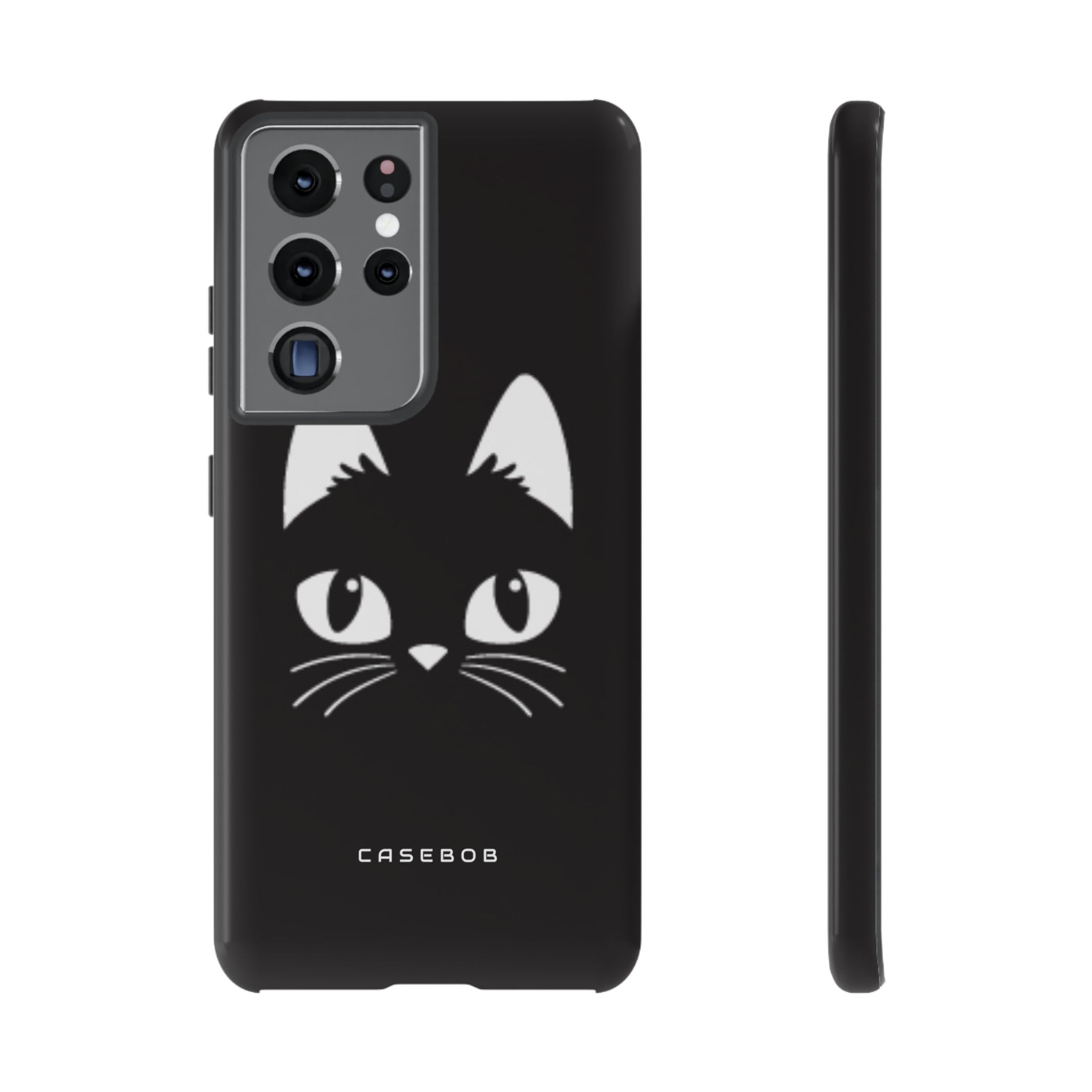 Cartoon Cat Icon - Protective Phone Case