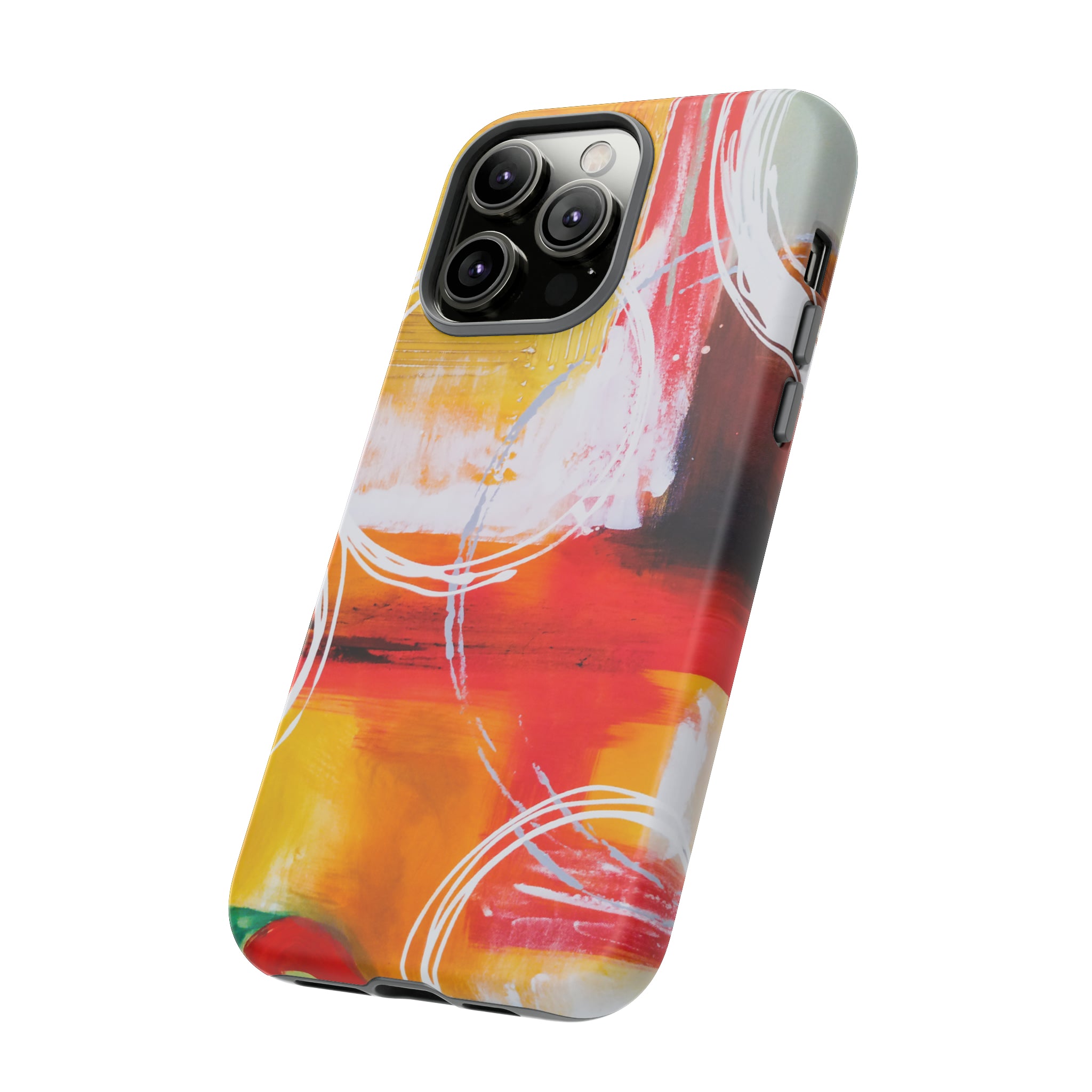 Abstract Yellow - Protective Phone Case