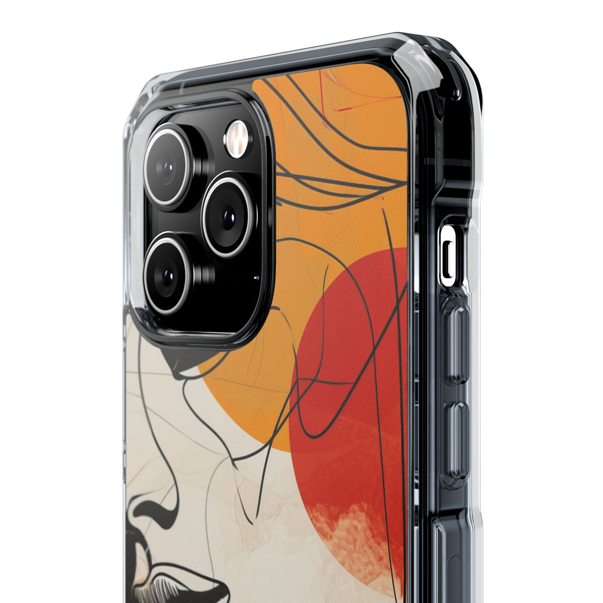 Contemplative Warmth - Phone Case for iPhone (Clear Impact - Magnetic)