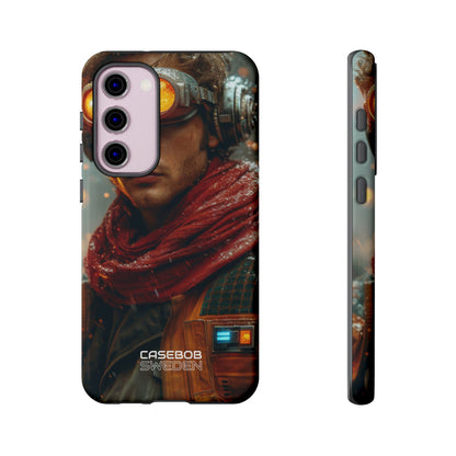 Futuristic Steampunk Explorer Samsung S23 - Tough