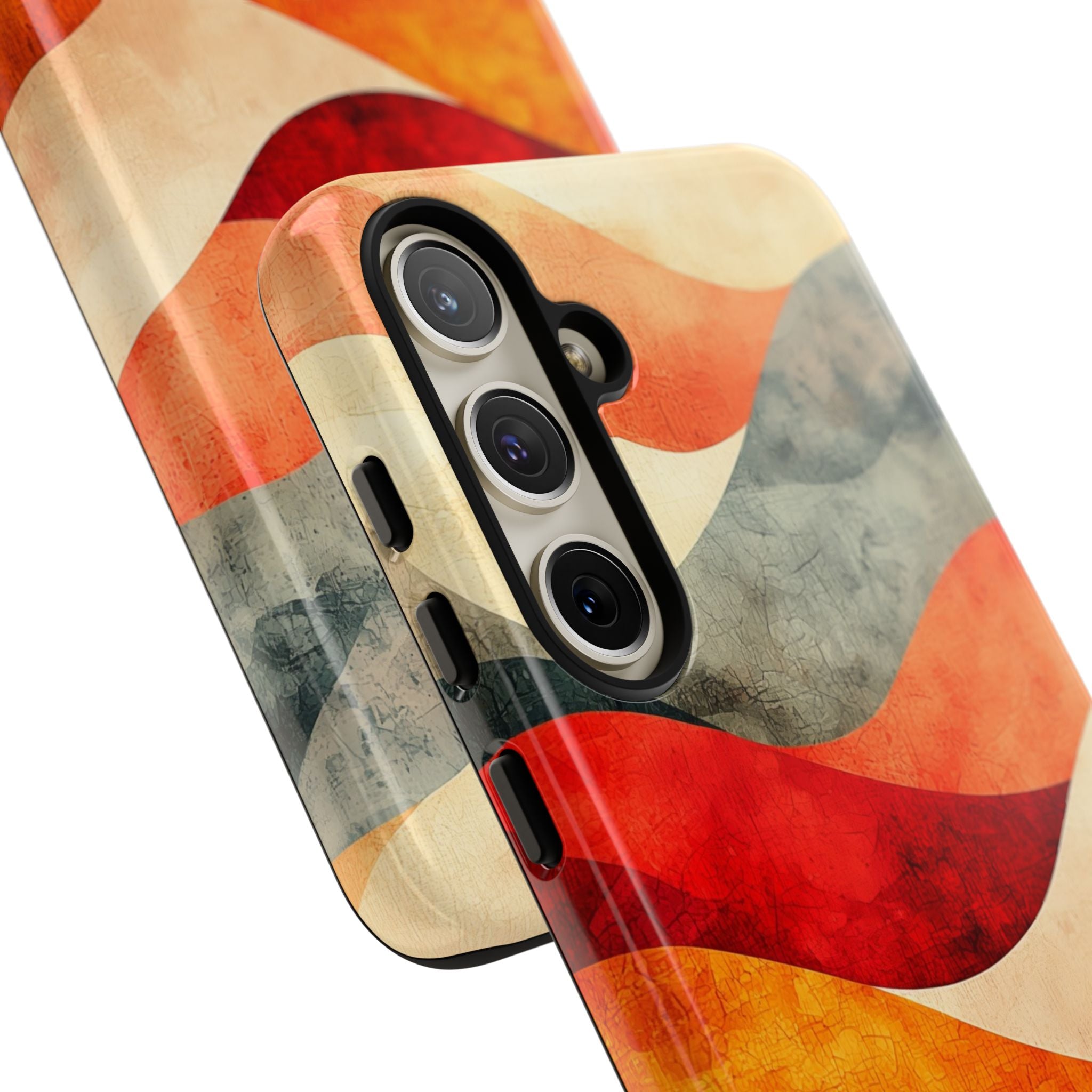 Cracked Wave Sunset Samsung S24 Plus Case - Tough