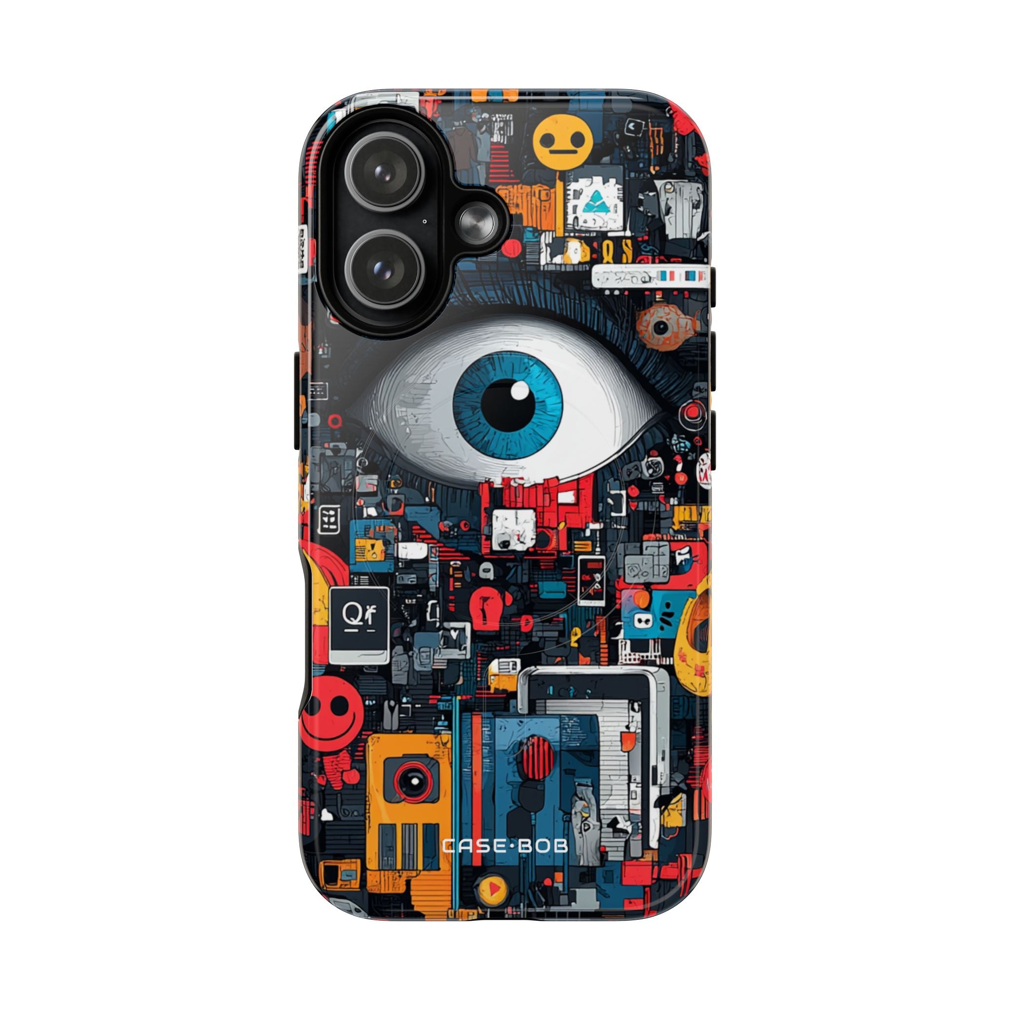Digital Eye Blue iPhone 17 Case - Tough+