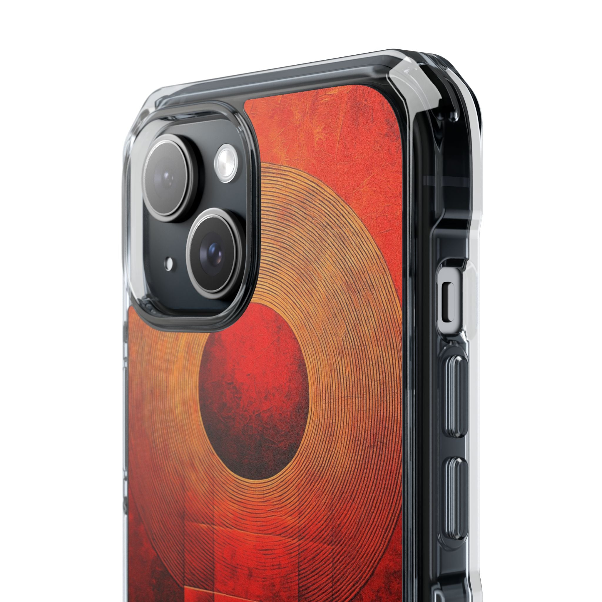 Crimson Rings iPhone 15 Case - Impact