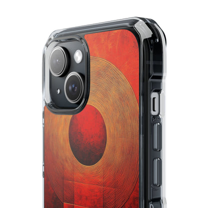 Crimson Rings iPhone 15 Case - Impact