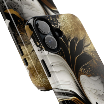 Gold Swirl Elegance - iPhone Case