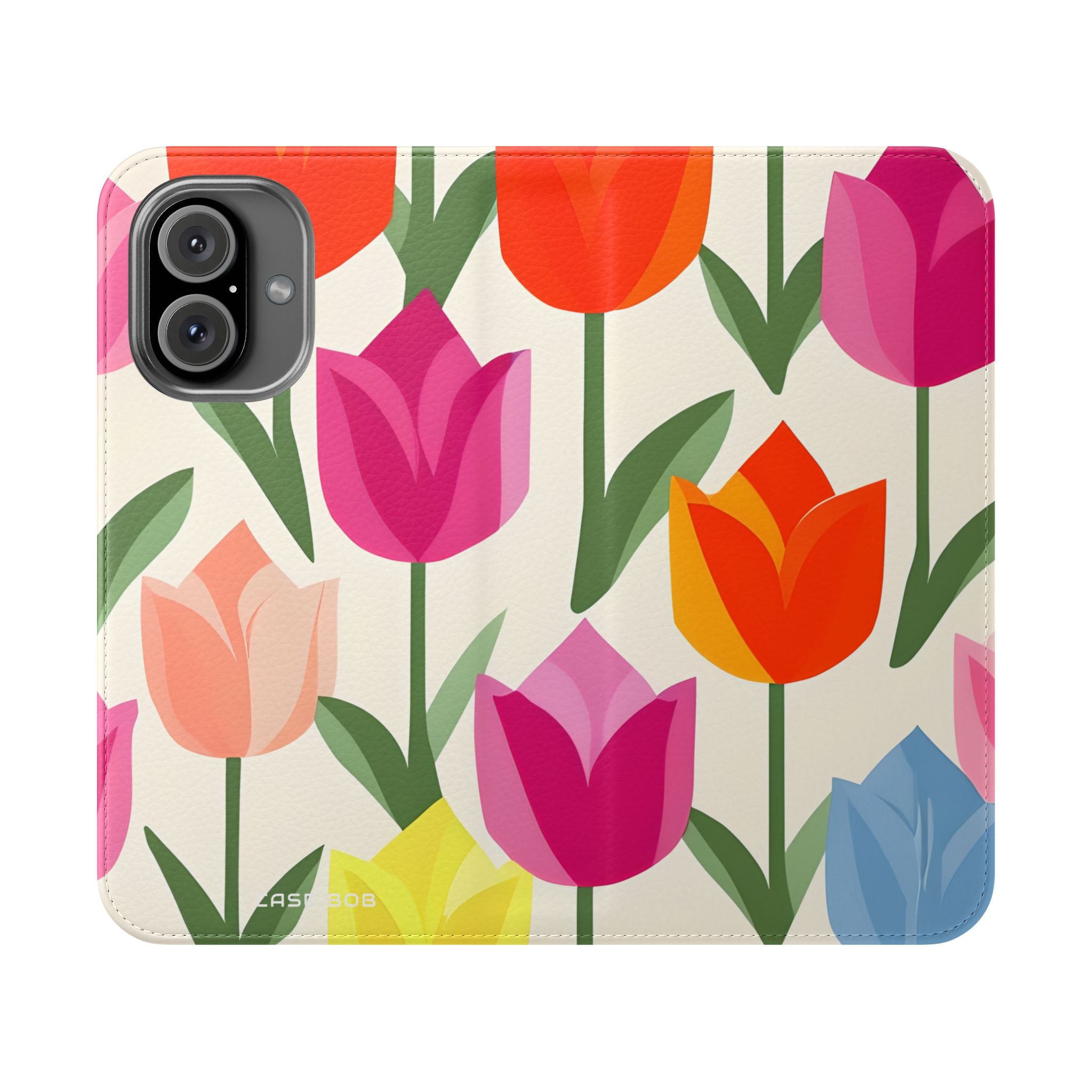 Tulip Harmony Green - iPhone 16  Case - Wallet